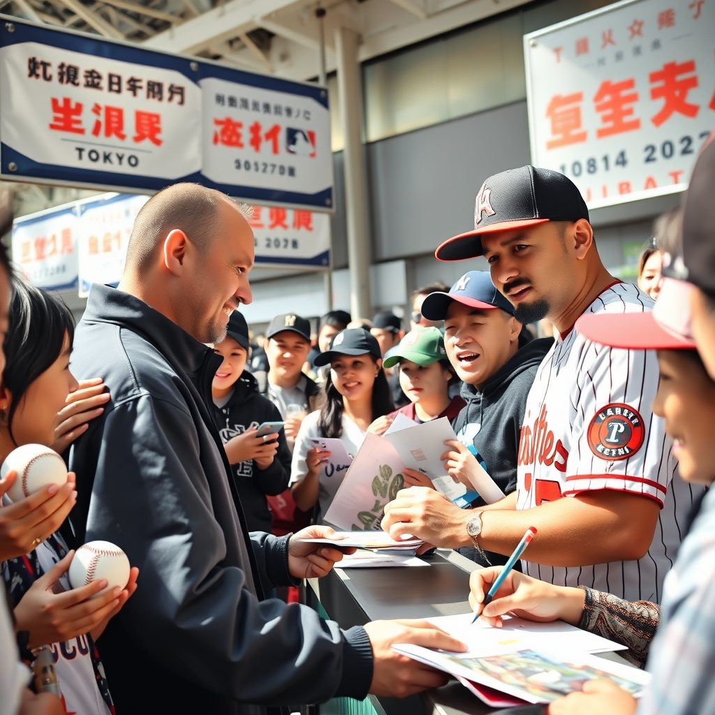 プロ野球選手のサイン会